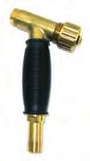 Waschpistole Messing mit Regulierrad Betriesdruck max. 40 Bar, 1/2" IG