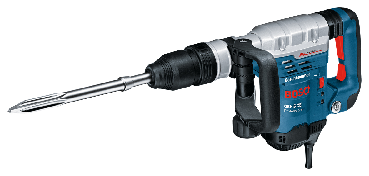Bosch Spitzhammer GSH 5 CE Professional im Koffer