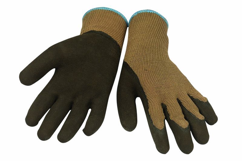 Rohgummihandschuhe POWERGRAB Premium Gr.11 braun MicroFinish  (VE-12)