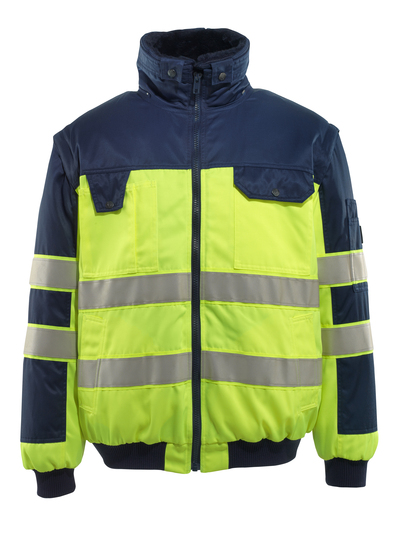 Livigno Jacke EN 471-Kl 2 mit Reflexen Gelb/marine Gr.L