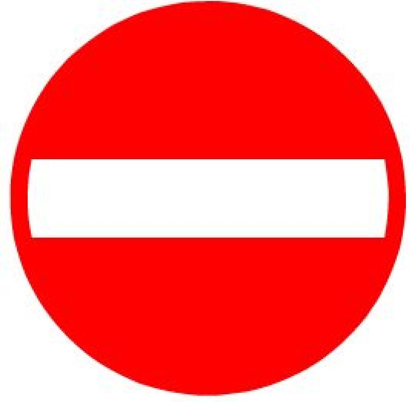 .SIGNAL SCOTCHLITE EG EINFAHRT VERBOTEN