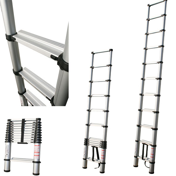 Teleskop-Leiter 11-Stufen 82-327cm Stufenbreite 68mm