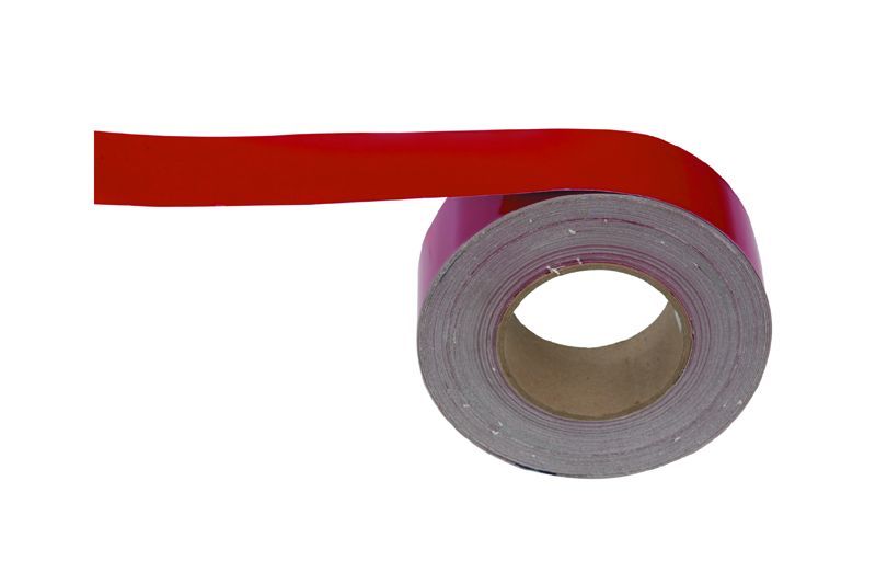 .ROLLEN REFLEKTOREN A 45 M ROTE AUSFUEHRUNG, BREITE 50 MM