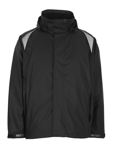 Regenjacke Lake Aqua Schwarz 4XL MASCOT