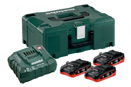 Akku-Basisset 18Volt 3.5Ah LiHD/ METALOC 3x Akku 3.5Ah, 1x Ladegerät