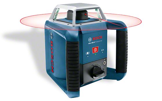 ROTATIONSLASER BOSCH GRL 400 SET + STATIV BT152, MESSLATTE GR2400