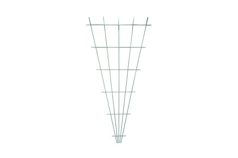 .FAECHER-SPALIER V-FORM DRAHT 5 MM 'GRUEN'