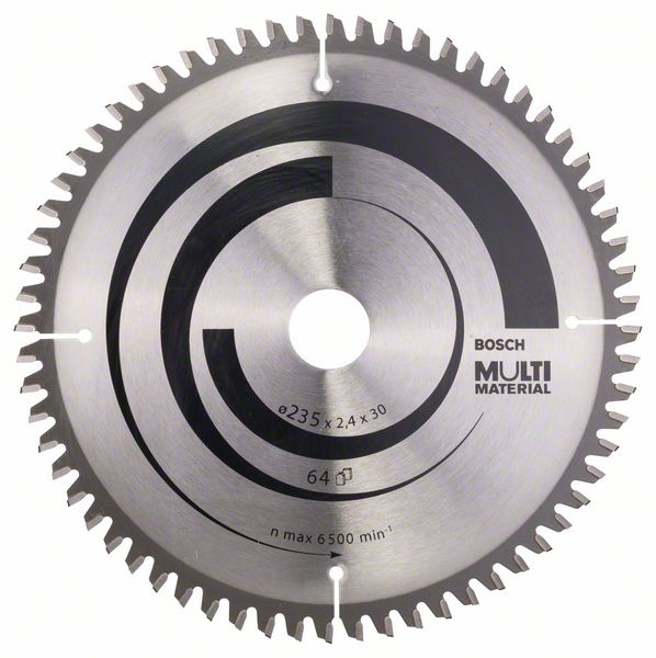 Kreissägeblatt HM 235X30X2,4 / 64 Z MULTI-MATERIAL
