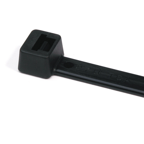 Kabelbinder aus Polyamid, schwarz 360 x 4,5 mm, Packet a 100 Stk.