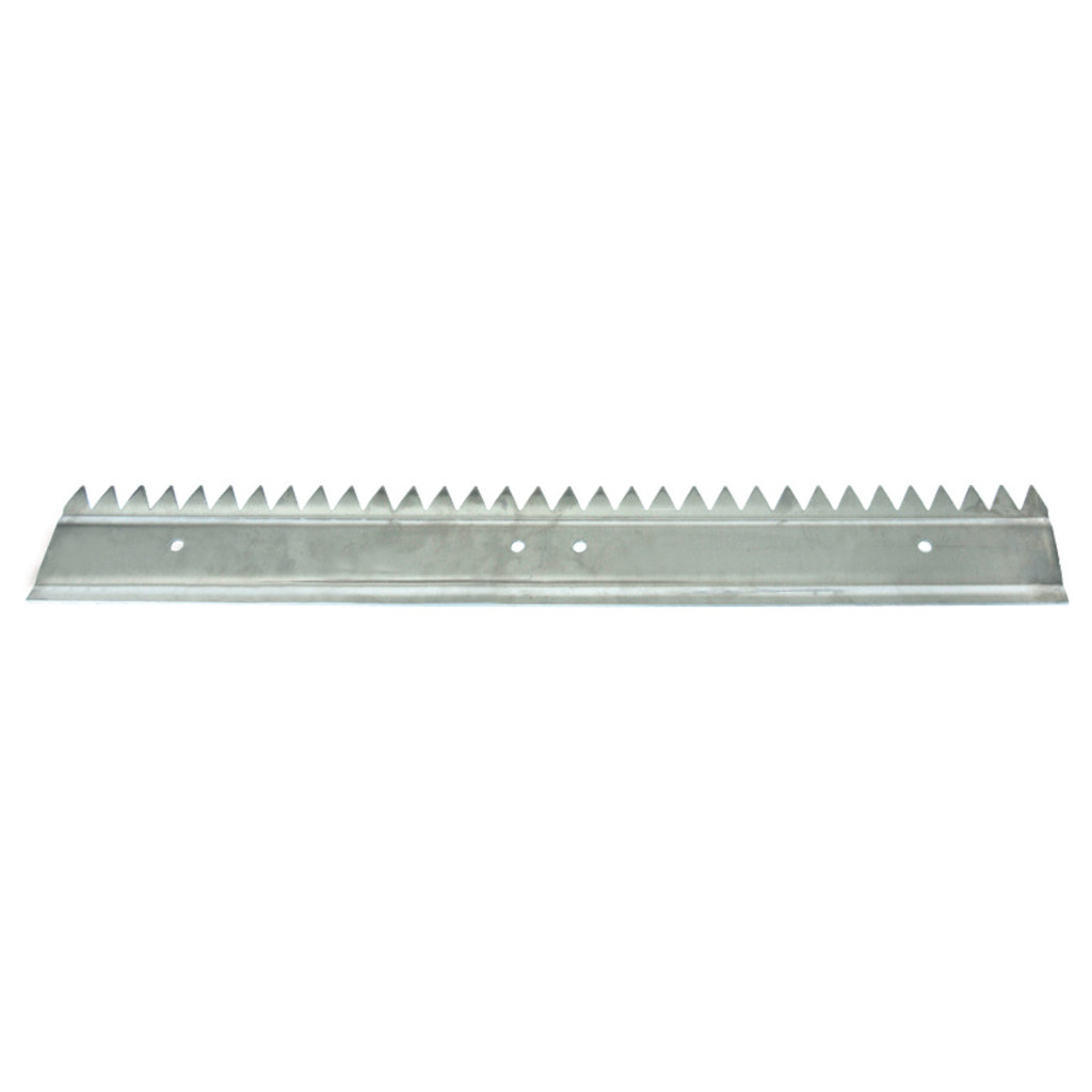 Ersatzblätter gezahnt zu Teerkrücke Aluminium 750 x 100 x 2,5 mm
