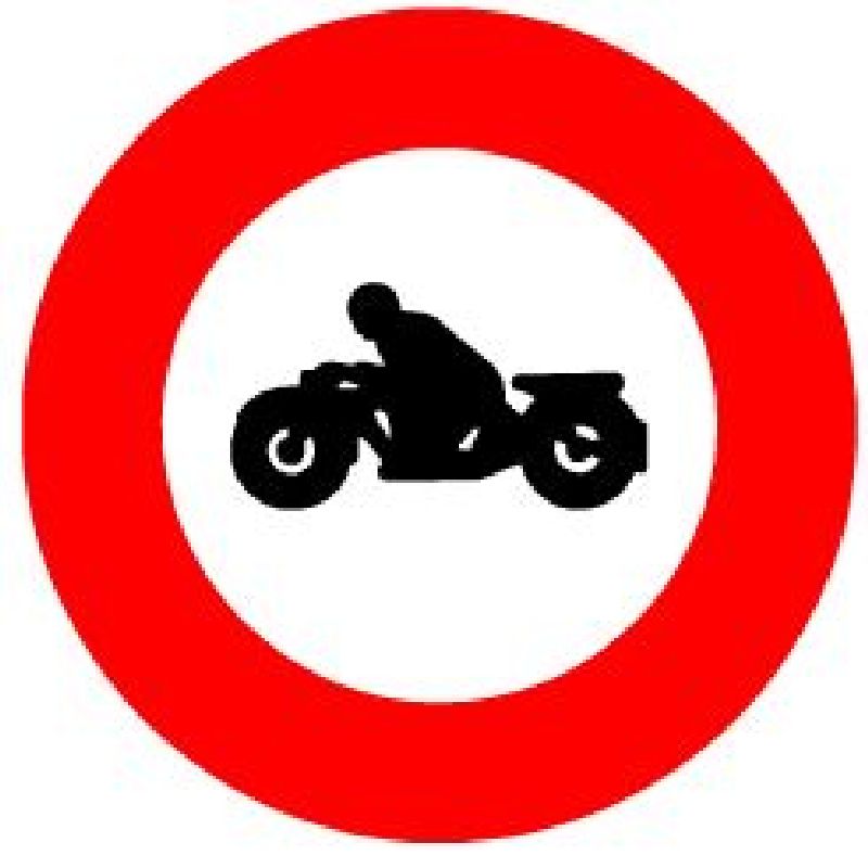 2.04 Verbot für Motorräder Ø cm: 60, Ausführung: Scotchlite HIP