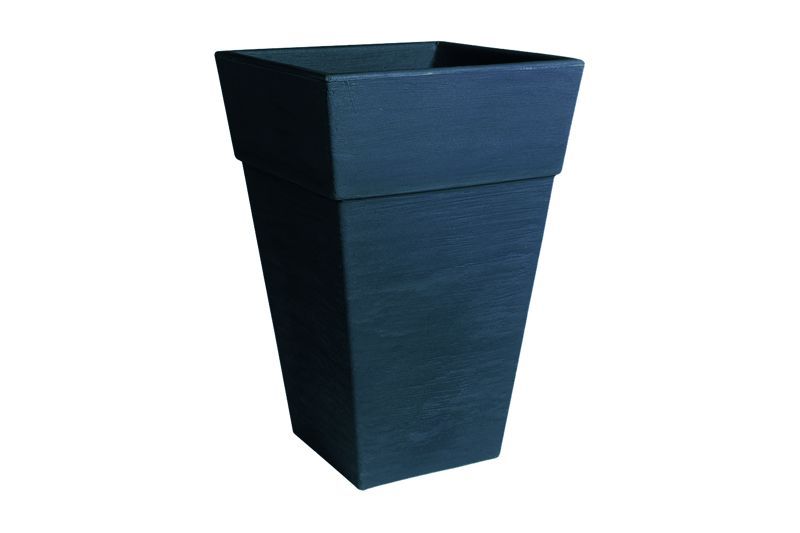 Pflanztopf Metaponto anthrazit Höhe cm: 77, Aussenmass cm: 50X50