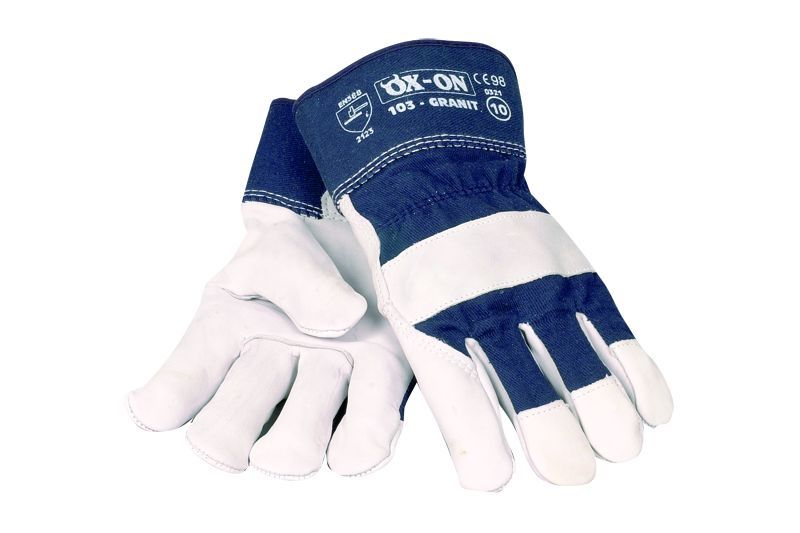 Handschuh Granit blau Grösse: 9