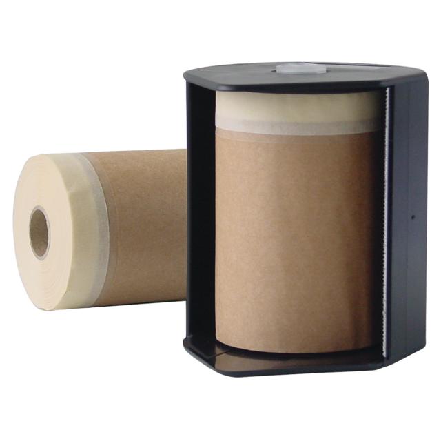 Abdeckpapier mit Papierabdeckband 180mm Rolle à 20m