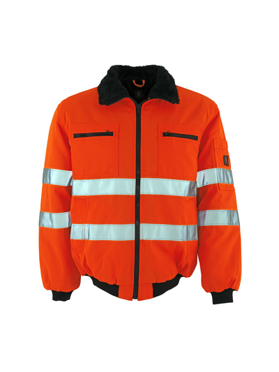 Pilotjacke Alaska Safe Arctic h-vi Orange 4XL MASCOT