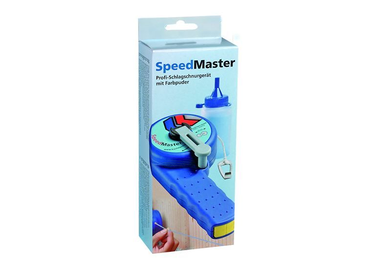 Schlagschnurgerät SpeedMaster mit Farbpu Länge m: 25, Schnur Ø: 1,00 mm