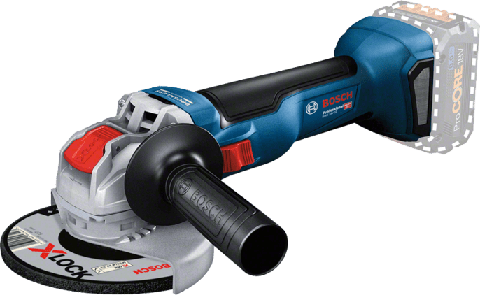 Akku Winkelschleifer Bosch GWX18-10 X-Lo Solo/ L-Boxx
