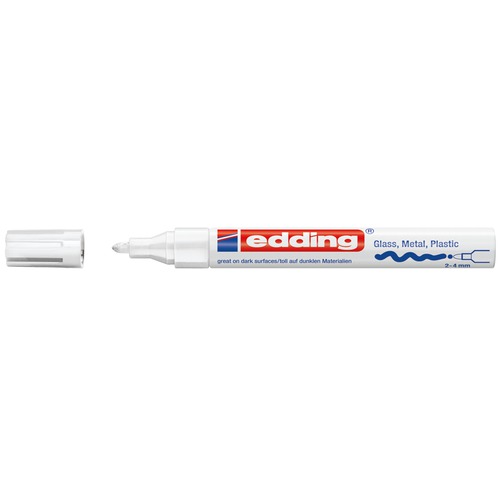 Lackmarker 750 weiss