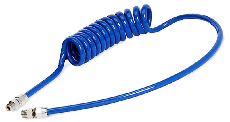 Cejn Spiralschlauch PU Ø 10x6.5 beidseitig mit 1/4"AG / Arbeitslänge 6 m