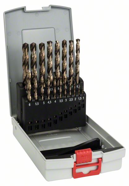 SPIRALBOHRERSATZ HSS-Co 1-10mm