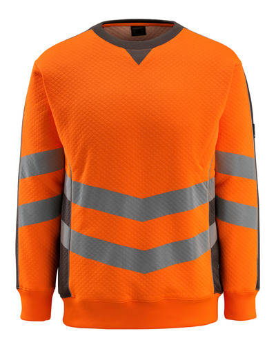 Sweatshirt Wigton Safe Supreme orange-dark anth 2XL MASCOT