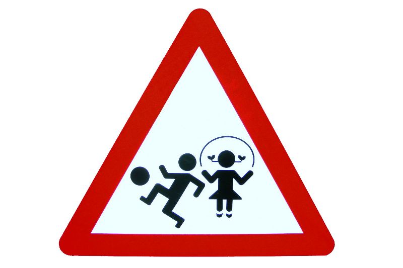 15.60 Achtung Kinder EG Grösse: 90 cm, Ausführung: Scotchlite EG