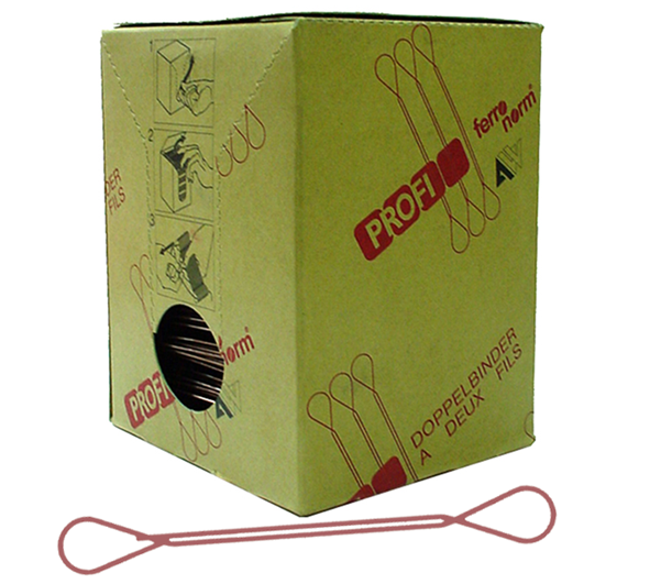 Doppelbinder Profi 140mm Pack zu 1000 Stk. (125 Pack pro Palette)