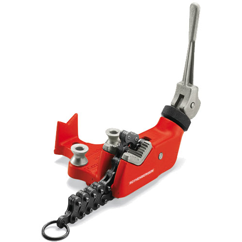 KETTENROHR-SCHRAUBSTOCK 2 1/2" MIT "H" AUFLAGE  ROTHENBERGER