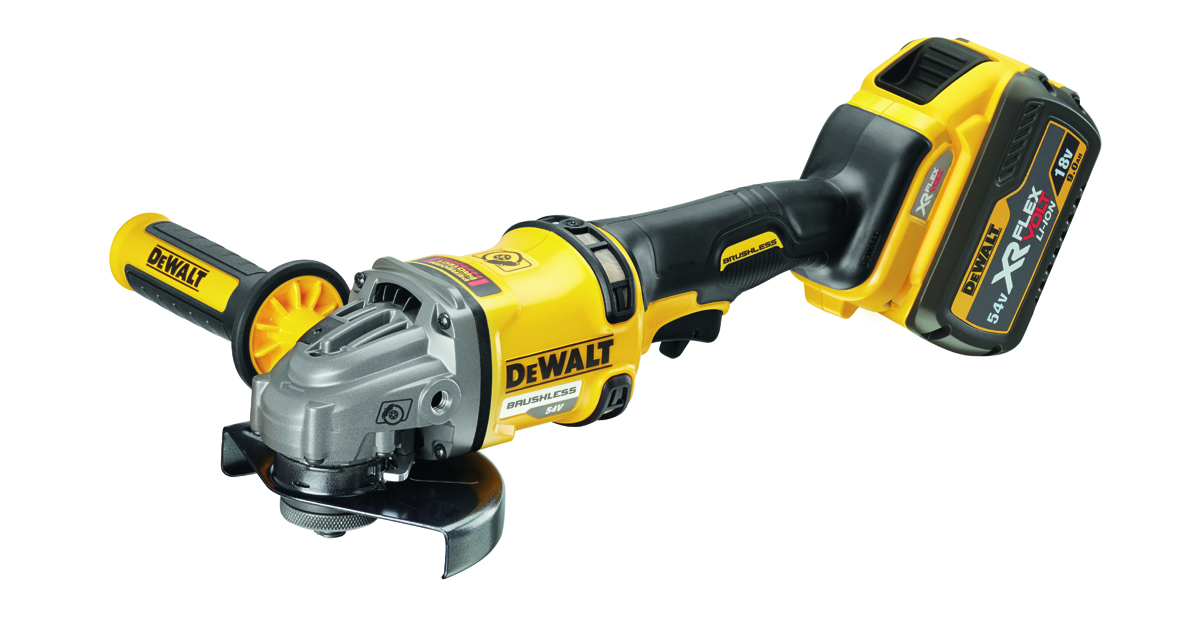 Dewalt Akku-Winkelschleifer DCG 418T2-QW 54V 2X2.0Ah