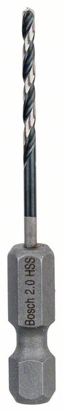 METALLBOHRER 1/4' 6KANT SCHAFT 2MM HSS  IMPACT CONTROL