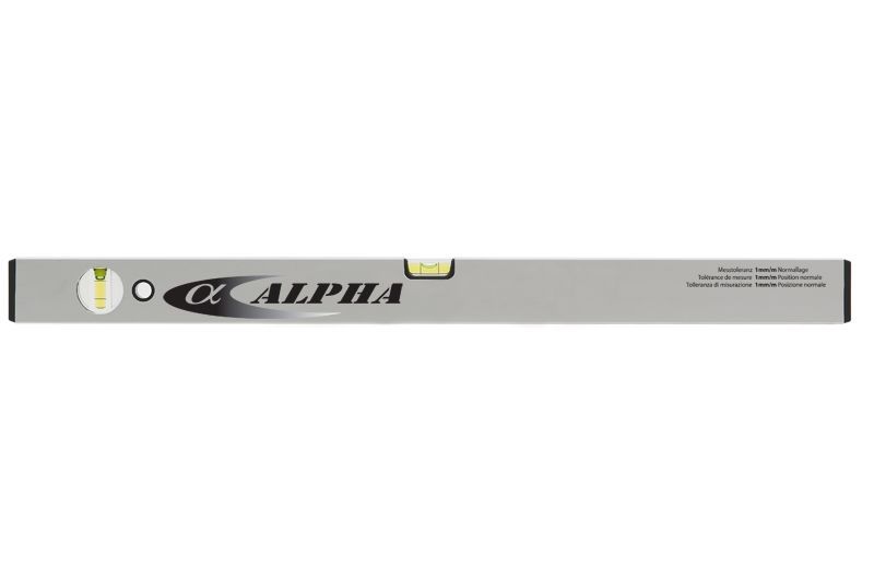 Alu-Wasserwaagen, ALPHA Länge mm: 800, Profil mm: 48x22