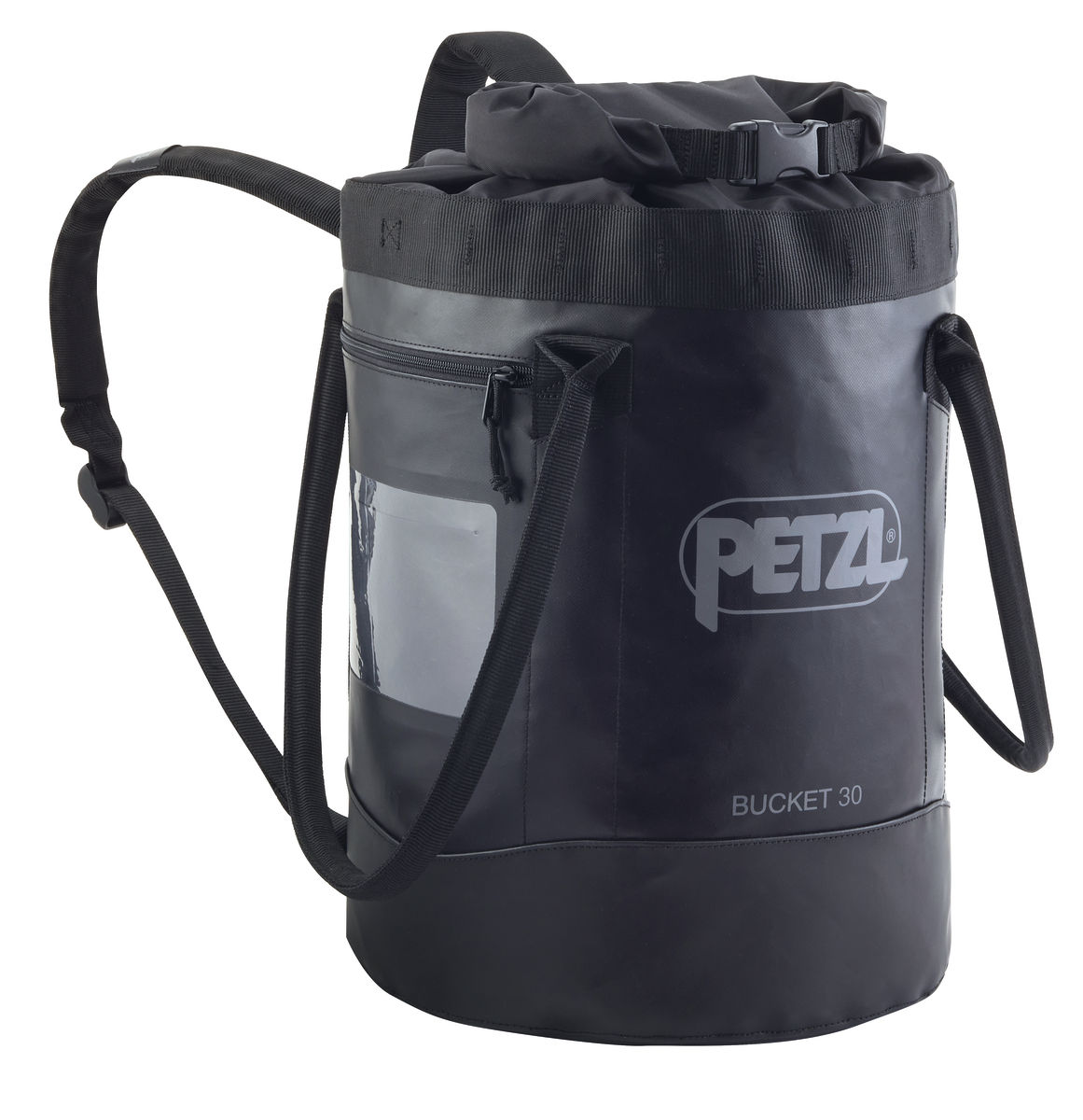 Standfester mittelgroßer Seilsack Volume Liter Schwarz BUCKET 30