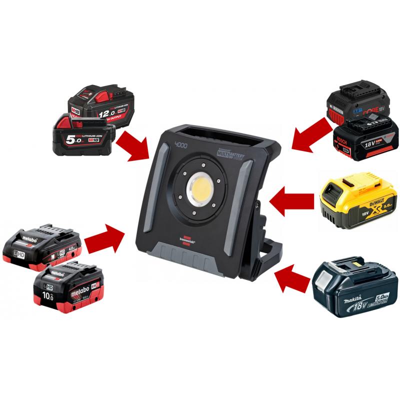LED - AKKU MULTI 4000 - STRAHLER 4500lm