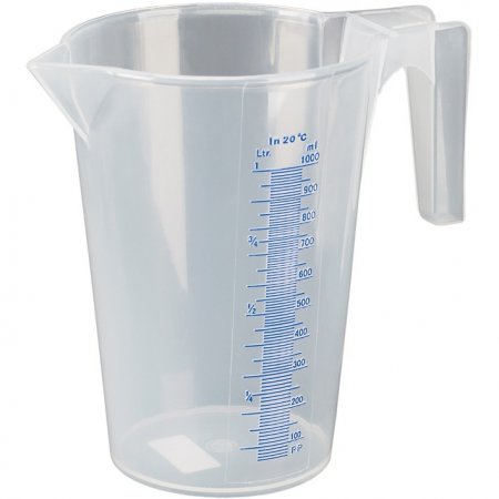 Messbecher transp. 1.0 Liter