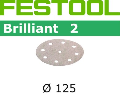 Schleifscheiben Festo 125mm/8 / K100 Granit / Pack à 100 Stk.