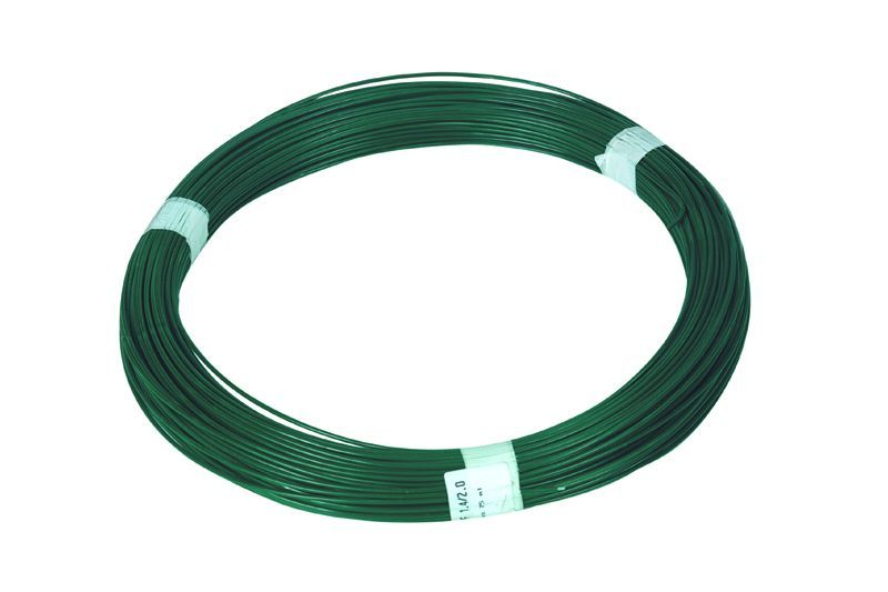 .BINDE-DRAHT GRUEN, PLAST. CA. 75 M
