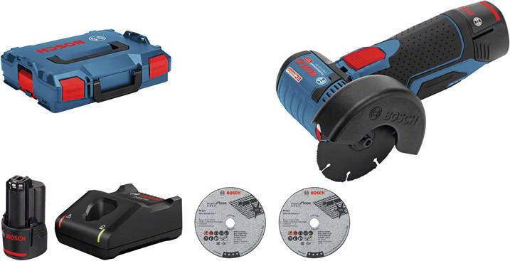 Akku Winkelschleifer Bosch GWS 12-76 V 2 x 3.0Ah Akkus, Ladegerät
