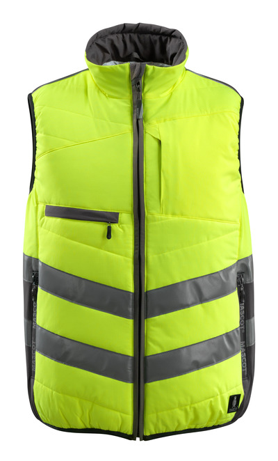 Weste Grimsby Safe Supreme h-vi Gelb/D-anthr 2XL MASCOT