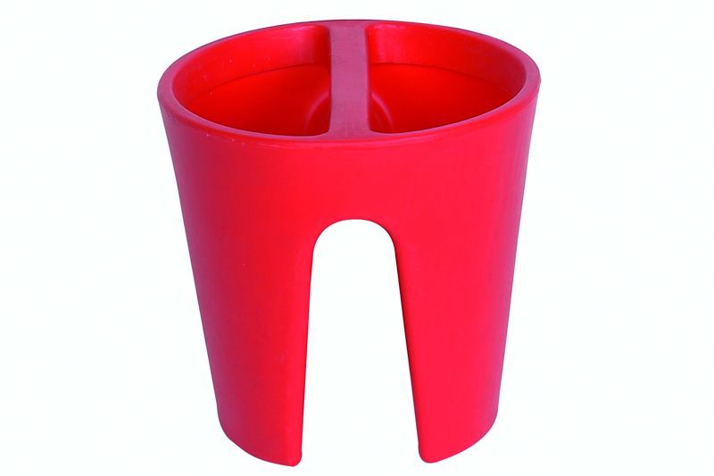 Pflanztopf Balconee rot Aussenmass cm: 30, Höhe cm: 30