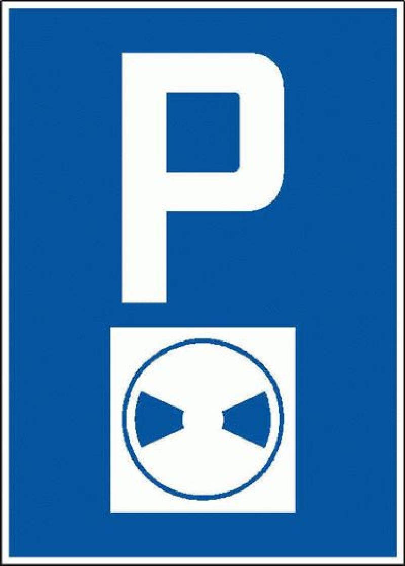4.18 Parkieren mit Parkscheibe Grösse cm: 35/50, Ausführung: Scotchlite