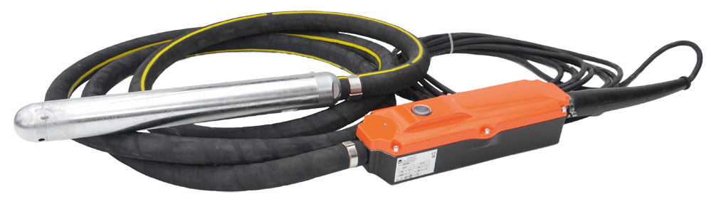 Elektronische Vibriernadel 38mm, Gummiko EWO 38C, 230V, 10m Kabel, 5m Schauch