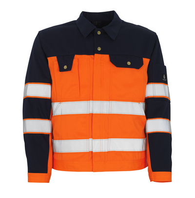 Como Arbeitsjacke MASCOT EN 471 Kl 2 orange/marine Gr. C52 /L