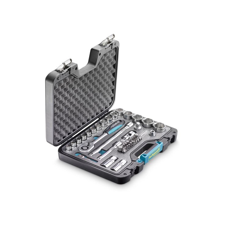 TECHNOCRAFT Steckschlüsselsatz 1/2" 44-t SILVERLINE