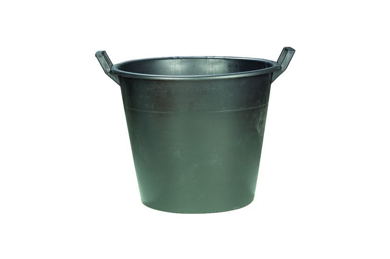 Pflanzkübel mit 2 Handgriffen, schwarz Aussenmass Ø cm: 50, Liter: 50