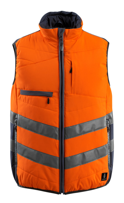 Grimsby Thermoweste MASCOT Orange/schwarzblau / EN 20471 Gr.L
