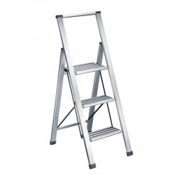 TECHNOCRAFT Alu-Klappleiter 3 Stufen Tragkraft 150kg, Tritthöhe 730mm