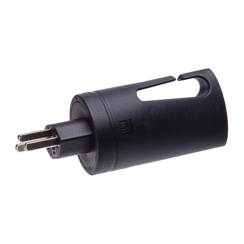 Gummistecker T23 schwTopTec schwarz, IP4 ERSETZT DURCH 133017.0523