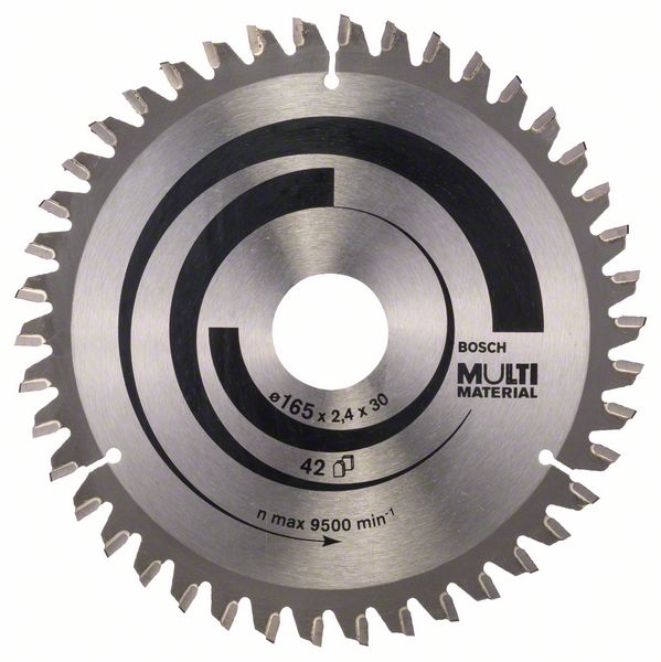 Kreissägeblatt HM 165X30/20X2,4 / 42 Z MULTI-MATERIAL