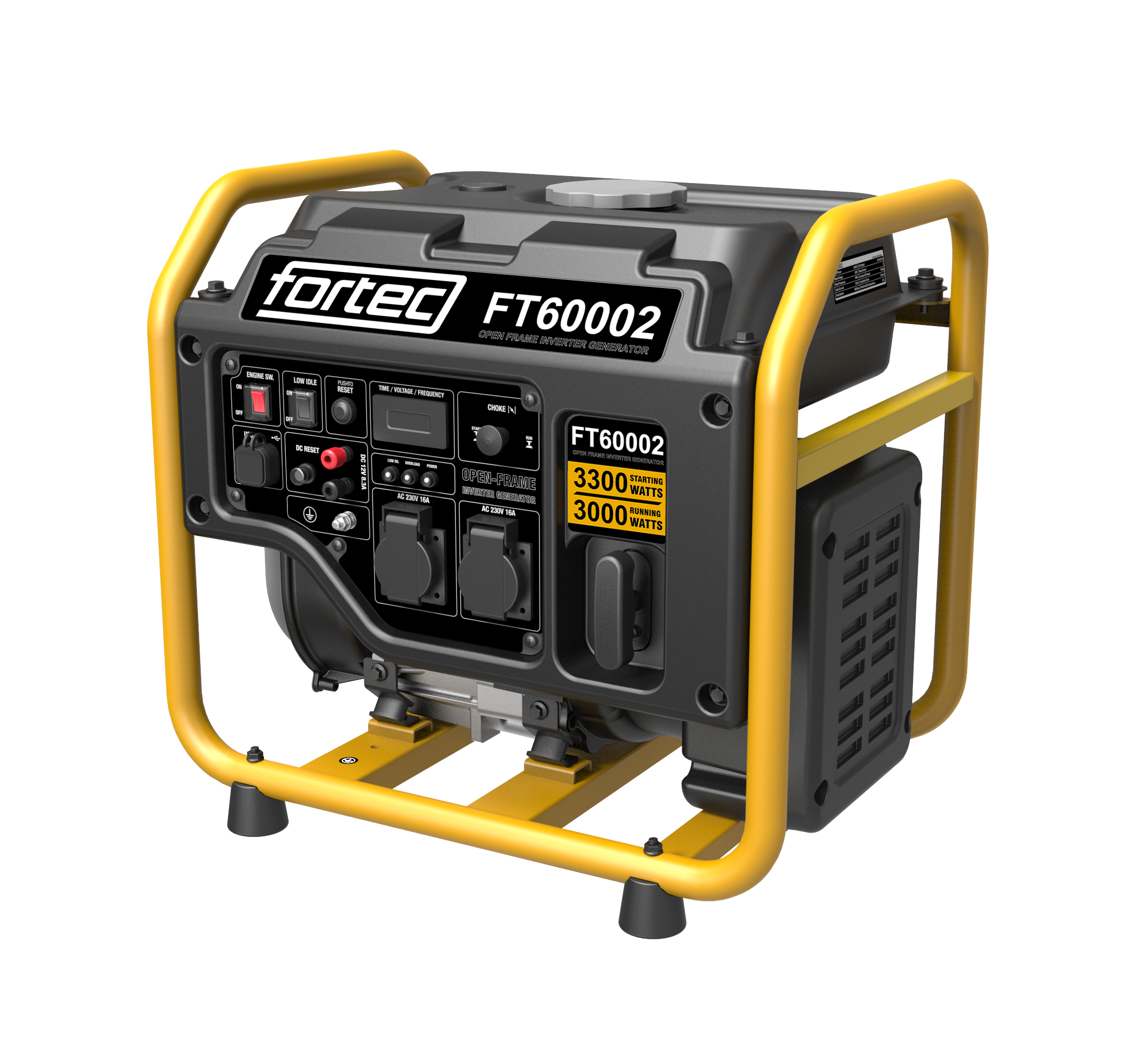 FORTEC FT60002 Stromerzeuger 3300W Inverter