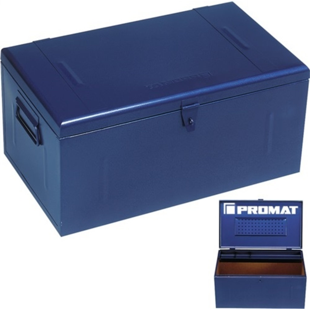 Stahlblechkoffer blau 910x530x430mm